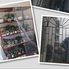QI-CHE-YI Parabrezza telone, Panno capannone succulento, antigelo tettoia, Giardino telone, Pellicola Pioggia, Isolamento Termico, Protezione degli Uccelli Trasparente,2x5m