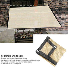 Yagosodee Telo Ombreggiante con Occhielli Telo Protezione Solare per Giardino Patio Balcone Fiori Piante (1X1.8)