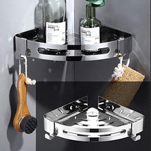 DONGLU mensole Bagno Mensole per Bagno Mensola Triangolare in Acciaio Inossidabile Mensola Angolare per Bagno Monostrato A Parete Portaoggetti per Toilette Antiruggine