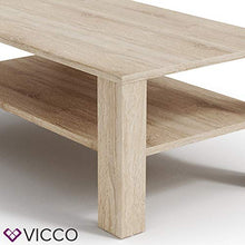 Vicco Tavolino da divano Tavolino da salotto Sonoma Con ripiano Tavolino Divano