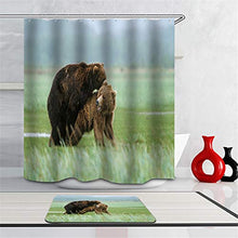 LIYAN Combinazione Bagno. Immagini Chiare E Colori Vivaci Rendono Il Tuo Bagno Pieno di Vita. Accessori da Bagno. Animali Selvaggi. Orso Bruno.