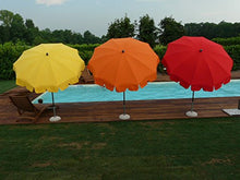 Maffei Art 84 Allegro, ombrellone Rotondo Diametro cm 200. Made in Italy. Esclusiva Colore Giallo