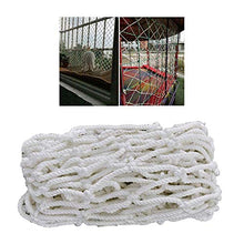 FCXBQ Rete di Sicurezza per Bambini Rete da carico Rete da Calcio Grassetto 5mm / 5cm per Giochi per Bambini Decorazione per la casa (Bianco) Rete Protettiva per Rete di Sicurezza tettiva (dimensi