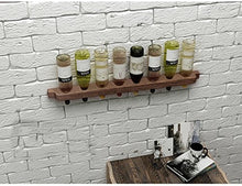 GJSN Cremagliera per Vino, a Parete Semplice e Moderna, Ferma e Stabile, Non Deformata, Resistente e Ampiamente Utilizzata. 8 Bottiglie Di Vino Rosso e 8 Tazze Possono Essere Posizionate,90 * 10 Cm.