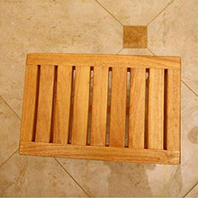Sgabelli da Doccia e da Bagno Sgabello da Bagno in Legno Sgabello con Gradino Sedia da Doccia Panca per Sedia da Doccia Leggera Antiscivolo per Interni o Esterni