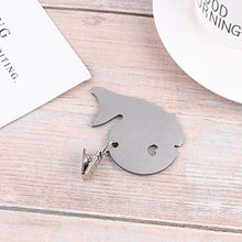 Cabilock Pesi Tovaglia 4 Pezzi con Morsetti per Tavolo in Metallo Fermagli per Tovaglie in Acciaio Inossidabile per Coperture per Tavoli da Picnic da Giardino All'aperto (Motivo a Balena)