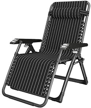 JFFFFWI Lettini Prendisole Gravity Outdoor Sedia reclinabile Extra Larga, Sedia Lounge per Patio Regolabile Pieghevole, Poltrona Portatile da Giardino per Esterni