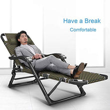 SHUAIIJUAN Sedia per il tempo libero domestico Sdraio da spiaggia pieghevole reclinabile sedie for esterni sedie a sdraio regolabili sdraio Patio Adagiarsi for Travel Yard Beach Pool Max.200kg