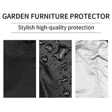 Soulpala Copertura per sedie Pieghevoli per Esterni, Nero 210D Oxford Copertura per Sedia a Sdraiod a Giardino, Impermeabile, Anti-UV