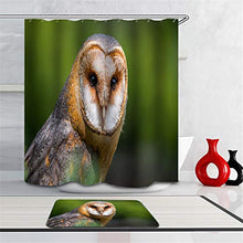 LIYAN Combinazione Bagno. Immagini Chiare E Colori Vivaci Rendono Il Tuo Bagno Pieno di Vita. Accessori da Bagno. Animali Selvaggi. Gufo.