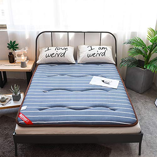 BITFED Materassi Letto Futon Autunno E Inverno Morbido Accogliente Traspirante Pieghevole Indeformabile di Cotone Tatami Singola Doppia Famiglia Dormitorio,A,120 * 200cm