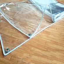 Telo trasparente Telone resistente impermeabile, PVC trasparente impermeabile idratante strappo resistenza metallo asola antiruggine utilizzato for patio esterno, la distanza foro 50 centimetri