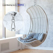 Wodasi Gancio per Soffitto, Gancios per Soffitto, Gancio per Soffitto SUS304 Acciaio Inossidabile Gancio, Gancio soffitto Girevole a 360°Gancio Altalena SUS304 Ganci di Sospensione