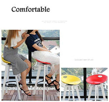 JXXDDQ - Sgabello portatile da bar per la colazione, il pub, la cucina, la sala da pranzo, il bancone moderno con struttura in legno massiccio in polipropilene (colore: giallo, dimensioni: 63 cm)