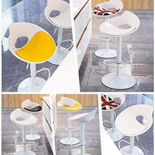 WZX Sgabelli da bancone da Cucina Creativo Schienale Cavo Metallo Imbottito Bianco Seduta di Sollevamento Bar Sgabello Alto Bar Cafe Sedia da casa 2 Pezzi