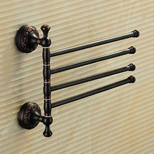 GJJSZ Portasciugamani Girevole in Stile Europeo Portasciugamani Antico per attività Portasciugamani Multi-Shot Accessori per Il Bagno Mensola per Bagno