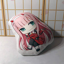 XKMY Cuscino Giocattolo Anime 02 ZERO DUE Breve Peluche Farcito Carino Bambola Doppia Faccia Federa 42 cm Per Regalo cuscino