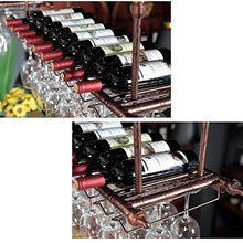 YWYW Portabicchieri da Vino Portabottiglie da Appendere Portabicchieri da Appendere Portabicchieri da Bar per Bar Portabottiglie da Soggiorno da Appendere (Dimensioni: 120 * 30 cm)