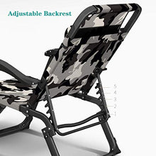 HXCD Sedia a Sdraio a gravità Zero per Giardino, Sedia a Sdraio Pieghevole reclinabili Pieghevoli in Metallo Resistente Portatile Rilassante Letto reclinabile mobili da Giardino per Prato all'ape