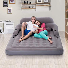 HongLianRiven Lettino da Viaggio Lettino da Viaggio Gonfiabile Letto Aria Materasso Aria for Uso Domestico Bed Addensare Portatile Pieghevole Campeggio Pompa elettrica con for Interni Esterni 6-3