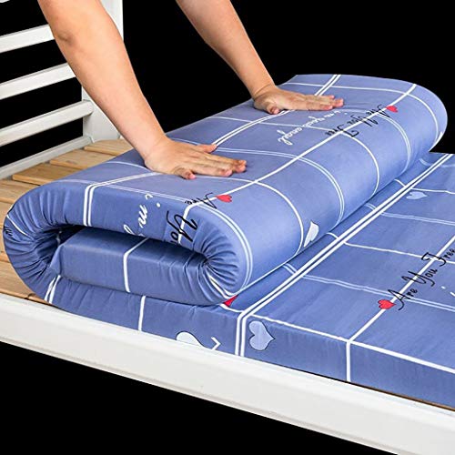GCP Giapponese Addensare Spugna Materasso Pad,3D Alta Resilienza Traspirante Futon Pavimento Mat,Pavimento Ospite Letto Letto