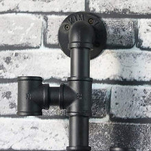 MoDi Wine Rack Retro Vento Industriale Tubo di Acqua A Parete Vino Rack