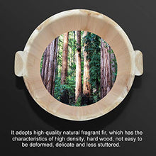 NUBAOgy Pediluvio in Legno, Pediluvio per Uso Domestico con Pediluvio, Vasca per Pediluvio, Pediluvio, Pediluvio, Botte di Abete Profumato, Regalo per La Casa, 17 Cm