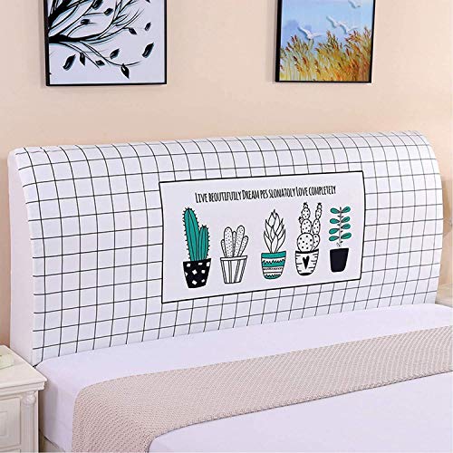 Copertura Testata Letto Copri+Testata+per+Letto Copritestata Letto Singolo/Matrimoniale, Copertura Testata Letto Copritestata, Protezione Testata Addensare Elastico all-Inclusive Cover Lavabile