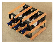 LHQ-HQ Bottiglia di Vino Wine Rack Rack di Vetro Solidi Legno for Il Vino Holder Wine Rack Bagagli