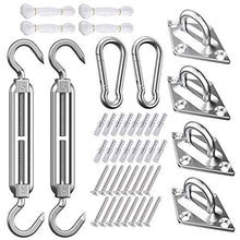 ERPENG Vela Ombreggiante 3.5x3.5m Antistrappo Antivento Impermeabile Tenda a Vela Quadrato con Kit di Installazione per Giardini e steccati Recinzione, Grigio Chiaro