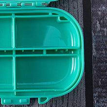 Rtengtunn Stoccaggio di medicinali a 4 Griglie con promemoria Allarme Pillola Tablet Sorter Box Organizer