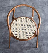 WNN Rattan Sedia Semplice Sedia Balcone circostante di Legno Solido Sdraio Nordic Divano Sedia Poltrona Singola URG
