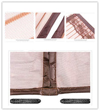 Gaoww Porta Schermo Magnetica Schermata Porta Schermo Facile da Montare Pet Porta Scorrevole magneti da Cima a Fondo Porta Anti-Insetti Ultra Seal,Beige,41.34 * 90.55