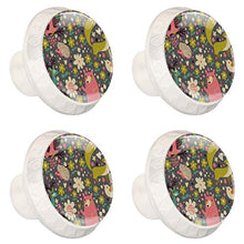 Animale uccello fiore 4 PCS Pomelli per Porta, Pomolo per Mobile, Pomelli per Mobili con Viti, Maniglia per Armadietto, Pomelli per Porta, Pomelli per Cassetti per Porta, Armadio, Cassetto e Credenza
