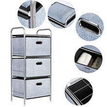 Rehomy 3 ripiani in tessuto per armadio, armadio, armadio, collezione per casa, camera da letto, armadio