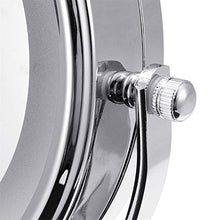 Specchio per Il Trucco con LuceSpecchi Cosmetici per Trucco da Barba con Illuminazione A LED da 6"per Montaggio A Parete, Ingrandimento 7X Scrivania con Luci
