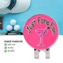 OhhGo - Marcatore magnetico portatile per pallina da golf, con clip per cappello da golf, regalo di alta qualità, durevole e vetro limonata