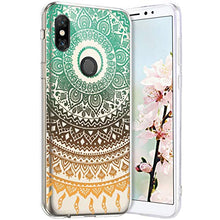 Robinsoni Cover per Xiaomi Max 3 Cover Silicone Xiaomi Max 3 Case Trasparente Custodia in Gomma Morbido TPU Flessibile Caso Antiurto Caso Colorato Case Ultra Sottile Anti-Graffio Bumper Cover