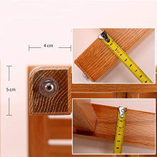 XD Sgabello da Bagno Sgabello da Bagno Sgabello in Legno Sgabello da Pranzo Impermeabile in Quercia Rossa Tavolo da Doccia Portatile Sgabello Antiscivolo Quadrato Leggero (Dimensioni: 50cm)