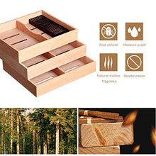 Humidor Cabinet - Vetrina Humidor Con Umidificatore E Igrometro - Humidor Capacità 100 Sigari