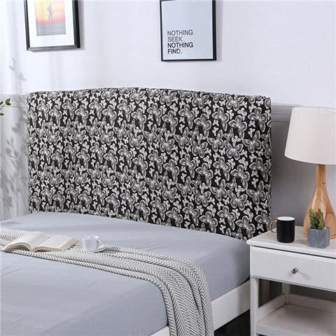 Cover+Fodera Copri Testata Letto Copertura Testiera Letto Matrimoniale/Singolo Elastica per Letto Fodera Protezione Elastico all-Inclusive Coperchio Testata Letto。 (Color : Q, Size : 170-190cm)