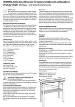 dobar 29052FSC - Robusto Tavolo da Giardino in Legno di Pino impregnato FSC, 40 x 86 x 80 cm