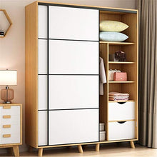 Abiti Armadio Armadio Home Bedroom Piccolo Appartamento Modern Semplice Semplice Camera Affitto Camera Porta Scorrevole Armadio per Bambini Decorazione Elegante