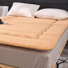 YXXCD Futon Mobili Tradizionale Giapponese Pavimento Futon Materassi Pieghevole Cuscino Stuoie Yoga Meditazione -Giallo 200x220cm(78x86inch)