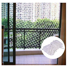 MFLASMF Rete di Sicurezza, Rete Anti-Caduta Rete per Gatti Rete Decorativa per Recinzione Adatto per Balcone Gradini per Scale Porte e finestre Letto a Castello Fascetta per Cavi Rete Mult
