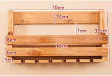 Scaffale Legno Porta Vino Porta Bottiglie E Vetro Portabottiglie Per Vino - Portabottiglie Da Parete, Portabottiglie Da Vino, Cucina Domestica E Decorazione Bar
