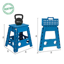 Arregui TB-039-A Sgabello Pieghevole Multiuso, 39 cm di altezza, blu