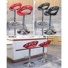 LXYPLM Sgabello Sedie Bar Barstools Inizio contatore di Rotazione Regolabile Bar Sedie Sedile, Pub Cafe creativi for Il Tempo Libero Alti sgabelli con poggiapiedi e Chrome Base Arredo Bar Cucina