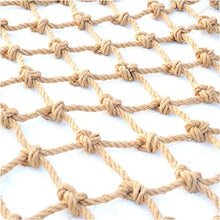 WEIFAN Rete Anti-Caduta Rete di Canapa di Iuta - Rete da Arrampicata per Parco Giochi, Rete Protettiva in Corda di Canapa per Bambini Accessori per parchi Giochi Rete di Sicurezza per Bambini