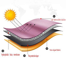 HXCD Ombrellone da Esterno da 9 Piedi Ombrello Traspirante con Doppia Cima Lotus con manovella inclinabile 35 °; Ombrellone da Tavolo UPF50 +, Giardino, Spiaggia, Ristorante a Tema, Piscina dell'
